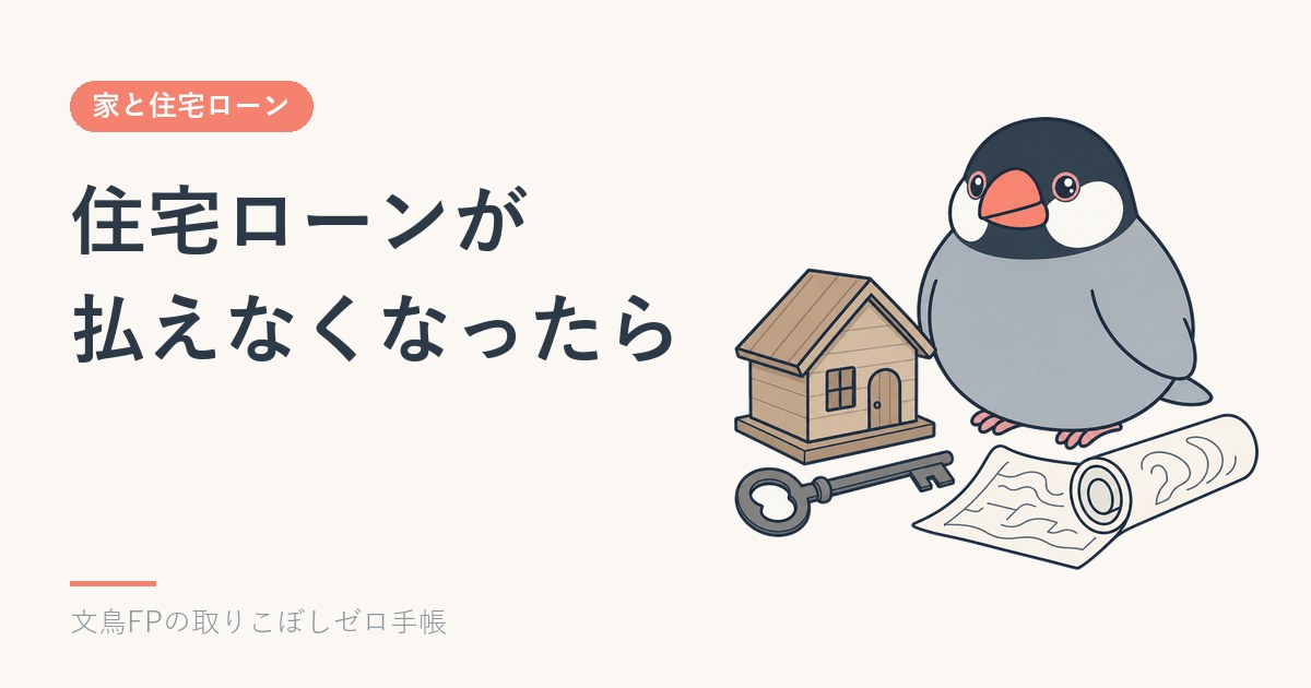 住宅ローンが払えなくなったら｜破産の前に何が起きているかのイメージ